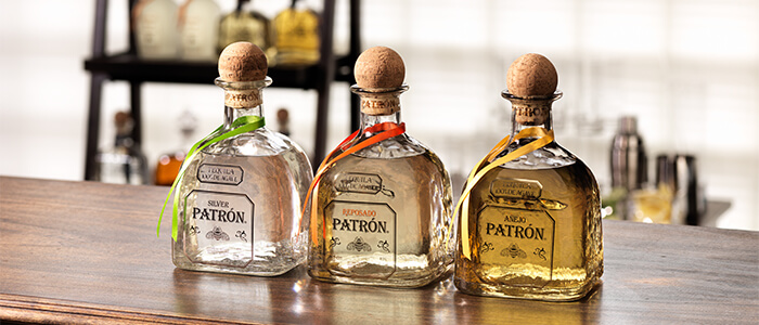 What is the alcohol content of Patrón Tequila?