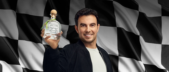 What tequila sponsors Checo Pérez?