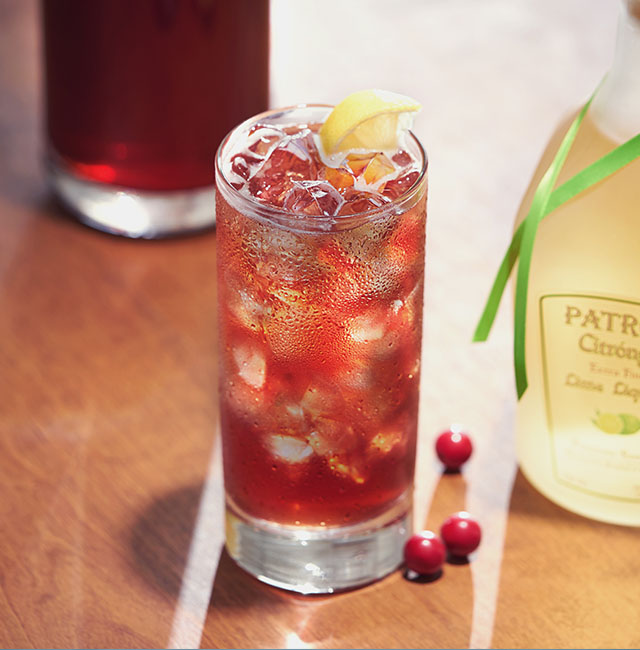 Cranberry Cooler Cocktail Recipe Patrón Tequila