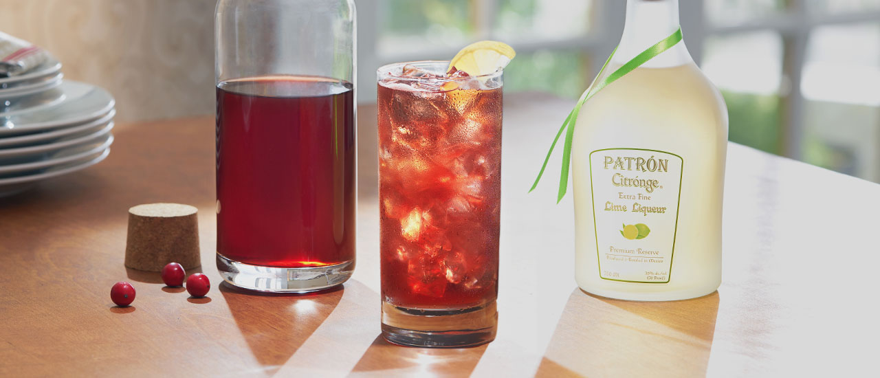 Cranberry Cooler Cocktail Recipe Patrón Tequila