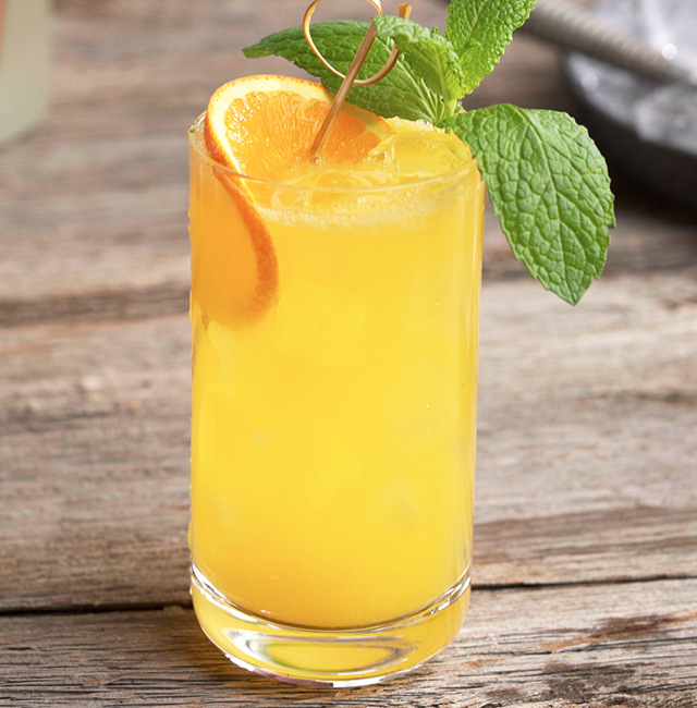 Orange Mint Cooler Cocktail Recipe Patrón Tequila