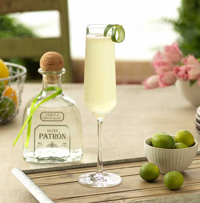 Silver 75 Cocktail Recipe Patrón Tequila