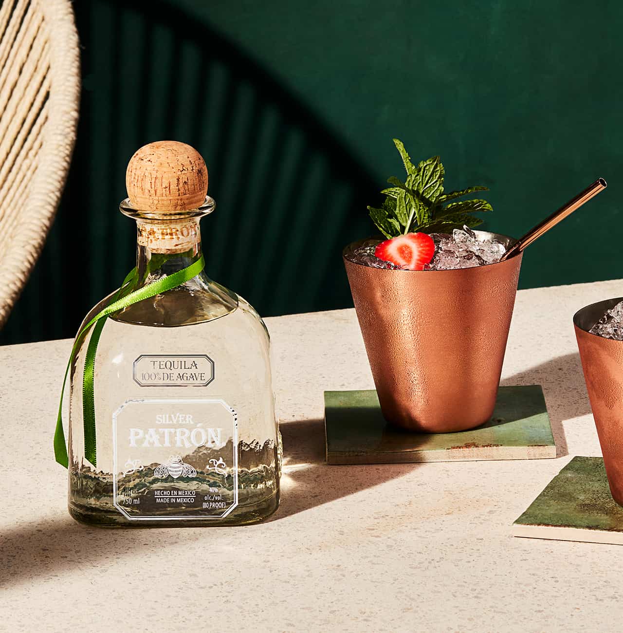 Summer Mule Cocktail Recipe Patrón Tequila