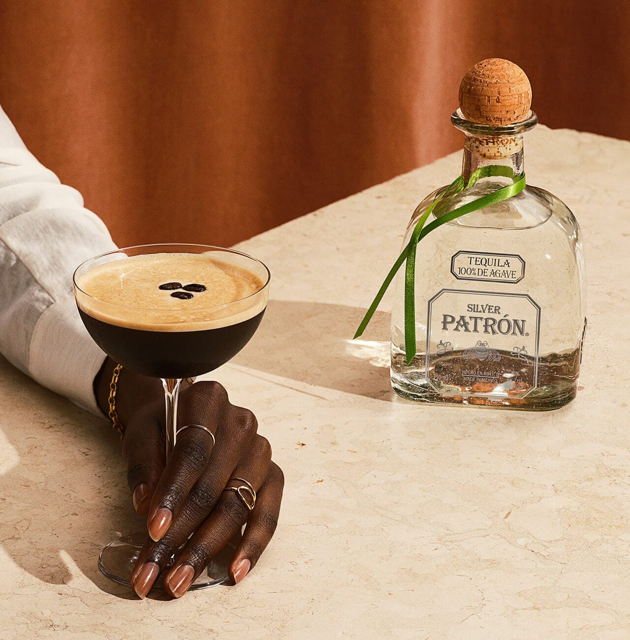 Tequila Espresso Martini Cocktail Recipe Patrón Tequila