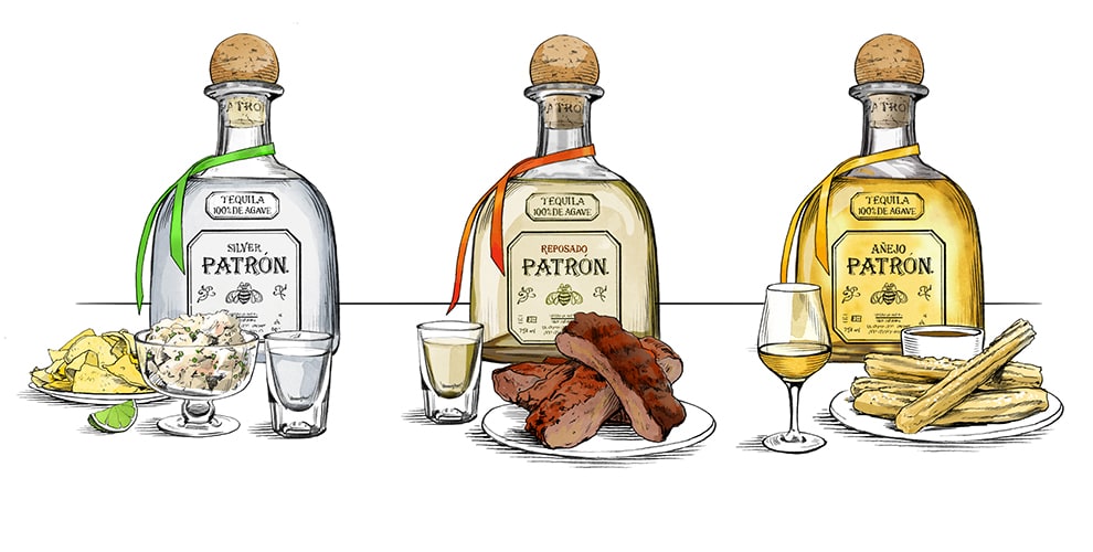 Tequila Pairings for a Dinner Party Patrón Tequila
