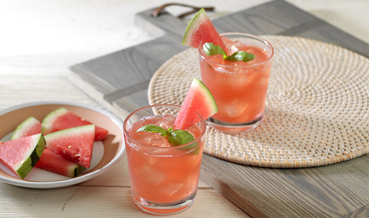 Watermelon Basil Margarita
