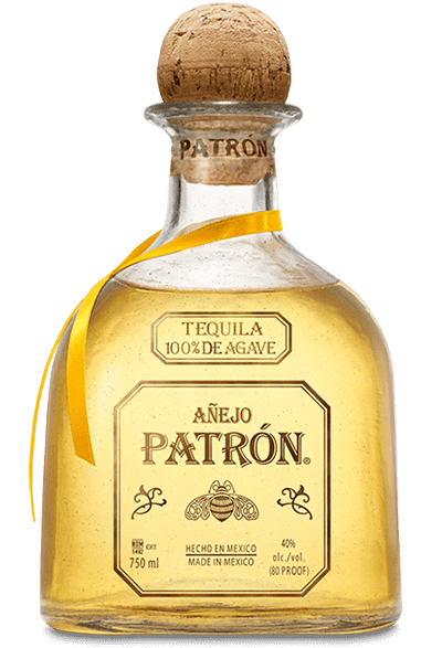 Patrón Añejo bottle.