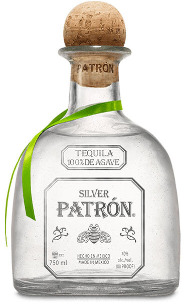 Patrón Silver bottle.