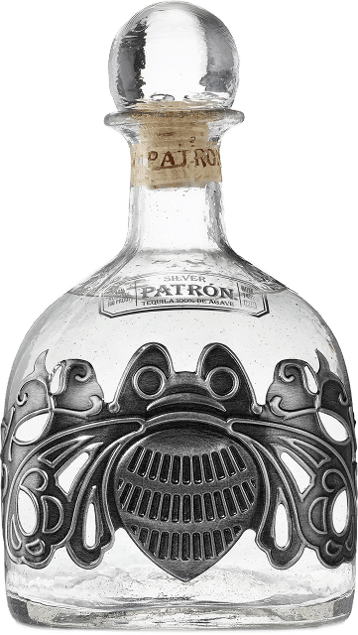 Patrón Silver bottle