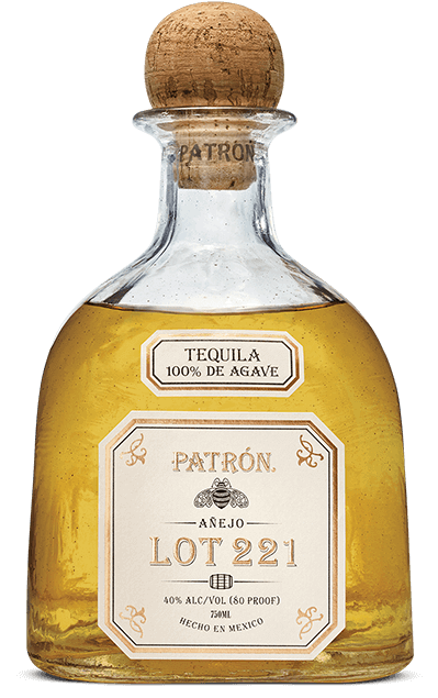 Limited Edition Patrón Añejo Lot 221 bottle