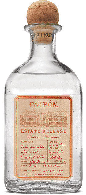Patrón Silver Estate Release bottle