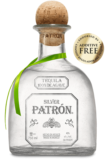 Patrón Silver bottle
