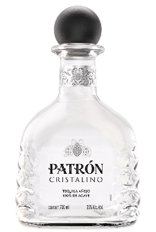 Patrón Cristalino botella