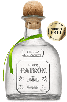 Patrón Silver bottle