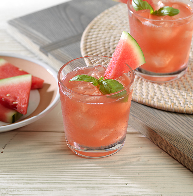 Watermelon Basil Margarita